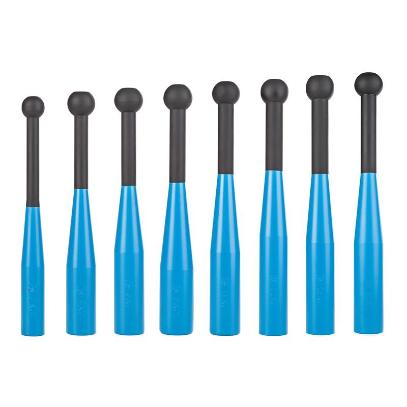 Capital Sports Bludgeon Clubbell, čierna/modrá, clubbell kužeľ, oceľ, 6 kg – Obrázok 4