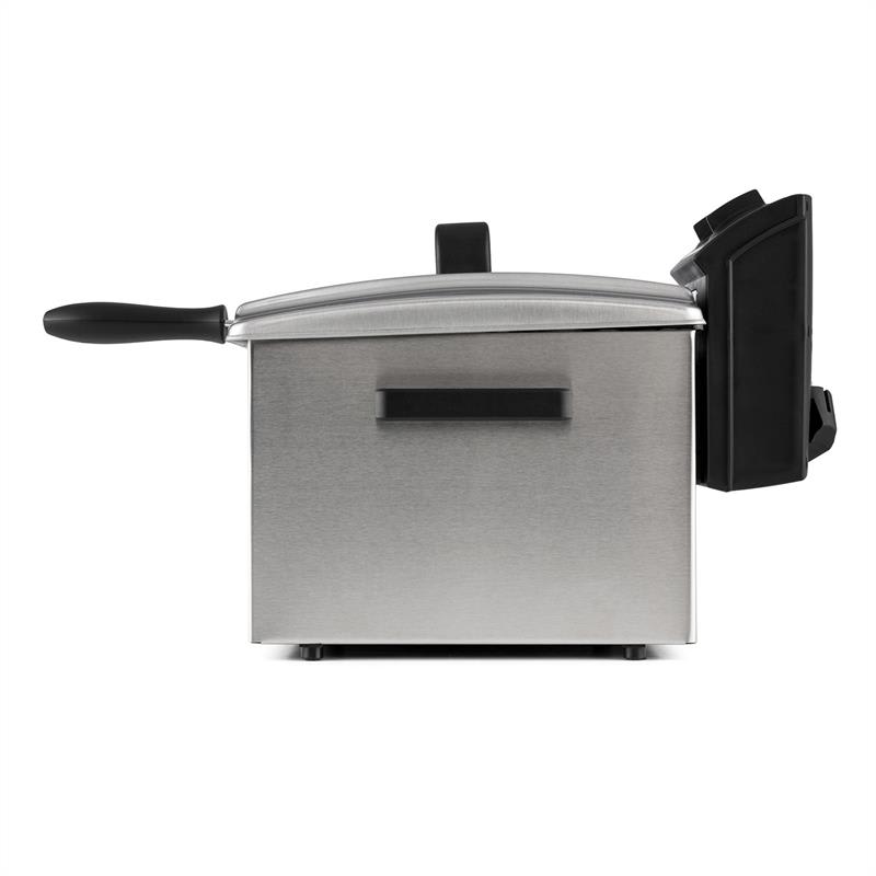 Klarstein QuickPro XXL 3000, fritéza, 3000 W, 5 l, 1,5 kg, časovač, nehrdzavejúca oceľ – Obrázok 3