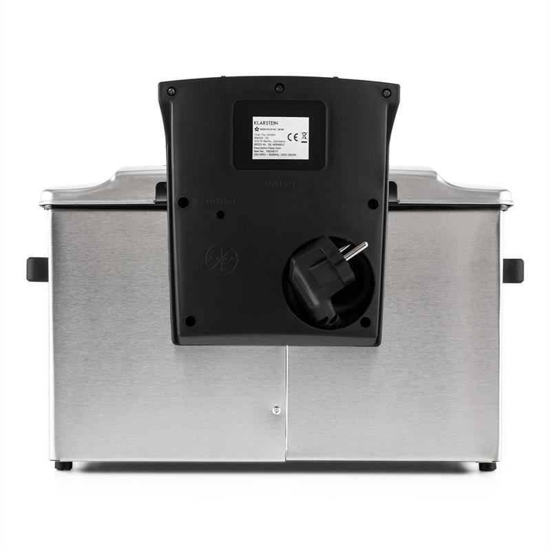 Klarstein QuickPro XXL 3000, fritéza, 3000 W, 5 l, 1,5 kg, časovač, nehrdzavejúca oceľ – Obrázok 4
