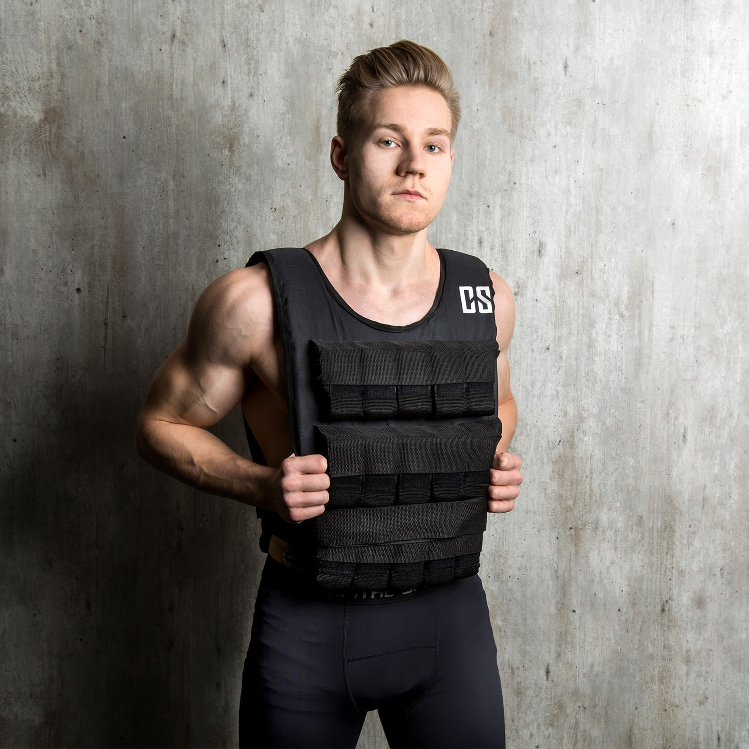 Capital Sports Monstervest, záťažová vesta, 30 kg, univerzálna veľkosť, nylon, čierna