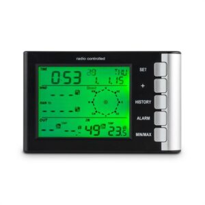 OneConcept Montgolfier, meteostanica, bezdrôtová, dosah do 100 m, LCD displej