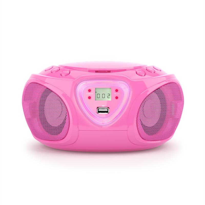Auna Roadie CD Boombox UKW rádio, Svetelná show, CD prehrávač, Bluetooth 5.0 – Obrázok 4