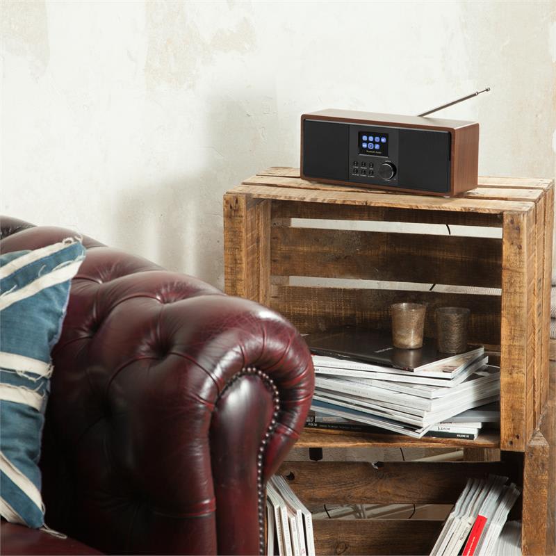 Auna Connect 120, internetové rádio, bluetooth, WLAN, DAB/DAB+, FM, RDS, USB, AUX – Obrázok 2