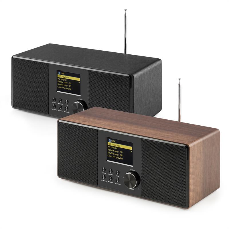Auna Connect 120, internetové rádio, bluetooth, WLAN, DAB/DAB+, FM, RDS, USB, AUX – Obrázok 3