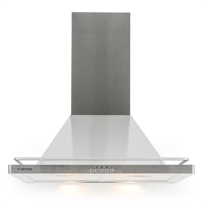 Klarstein Timea, digestor, ušľachtilá oceľ, 60 cm, 416 m³/h, nástenná montáž – Obrázok 2