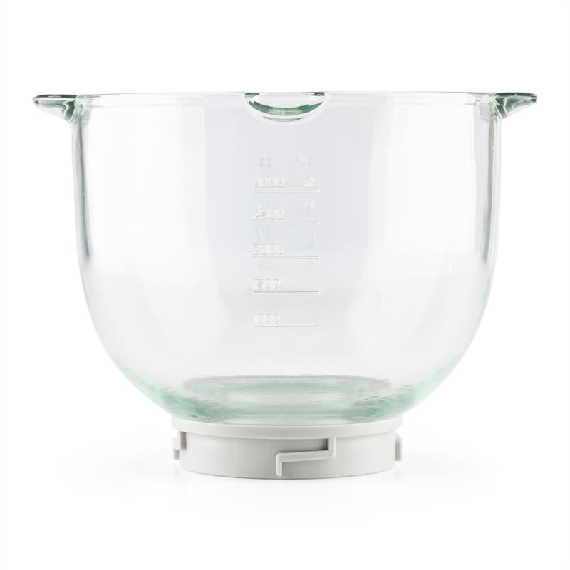Klarstein Allegra Bowl, sklenená misa, 3 l, príslušenstvo, náhradný diel, kuchynský robot