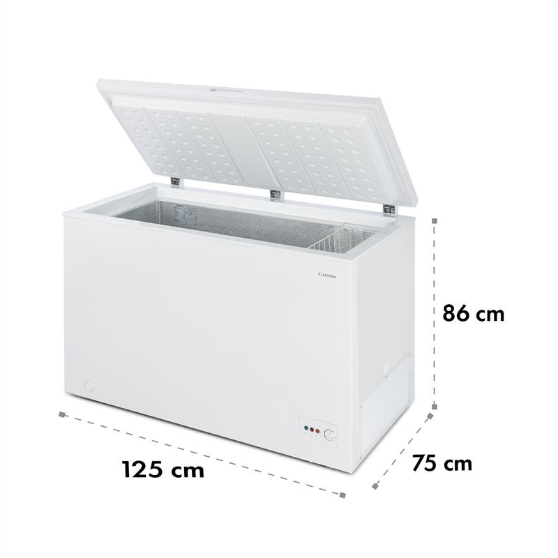 Klarstein Iceblokk, biela, mraziaci box, mraznička, 300 l, 142 kWh/a, A+++ – Obrázok 2