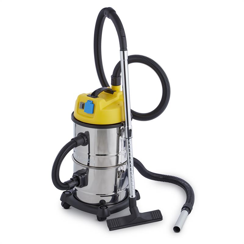 Klarstein Reinraum 3-in-1, priemyselný vysávač, 1800 W, 30 l, ušľachtilá oceľ – Obrázok 4