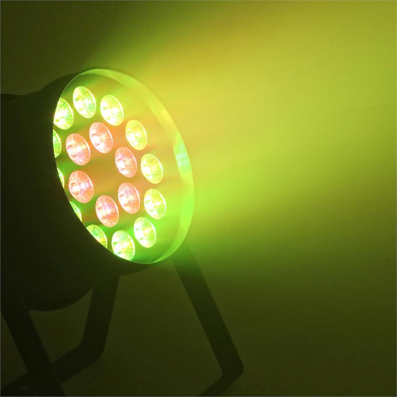 Beamz BPP210, LED PAR reflektor, 64 18 x 12 W 4-v-1 LED diód, vrátane diaľkového ovládača – Obrázok 3