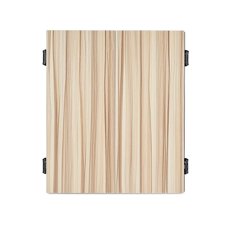KLARFIT Dartmaster 180, béžový, terč na šípky, automat na šípky, mäkký hrot, dvierka – Obrázok 3