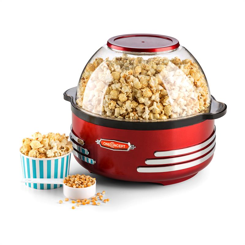 OneConcept Couchpotato, červený, popcornovač, elektrické zariadenie na prípravu popcornu – Obrázok 4