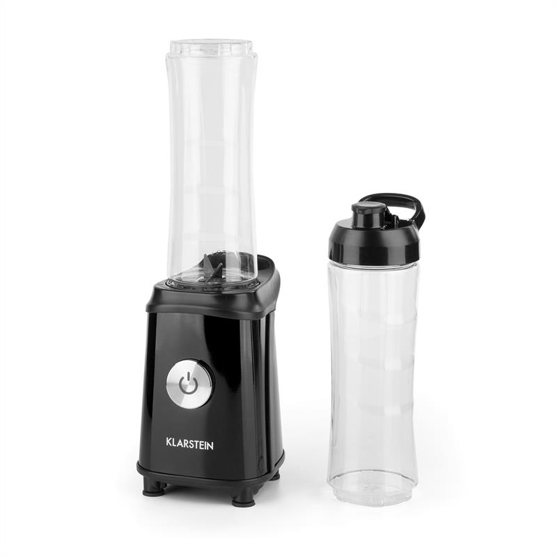 Klarstein Tuttifrutti, čierny, mini mixér, 350 W, 800 ml, krížové čepele, bez BPA – Obrázok 3