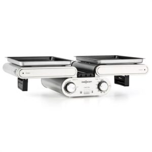 OneConcept Butterfly, multifunkčný gril, stolný gril, elektrický, 1200 W, 240 °C, časovač