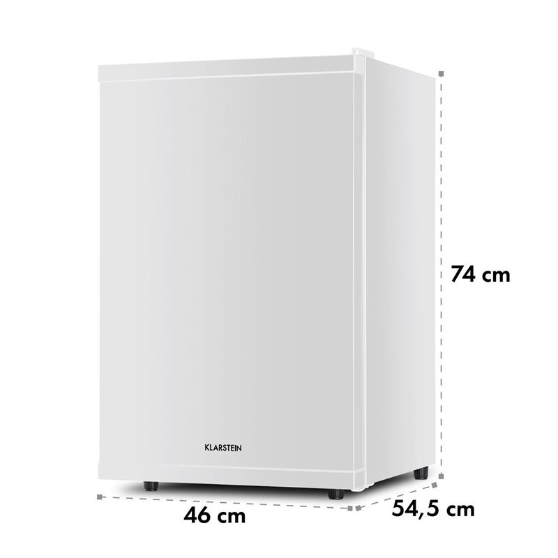 Klarstein Beerbauch chladnička minibar, 65 l, trieda A, biela – Obrázok 3
