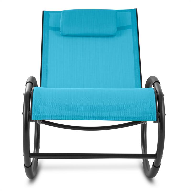 Blumfeldt Retiro, hojdacie kreslo, hliník, polyester, modré