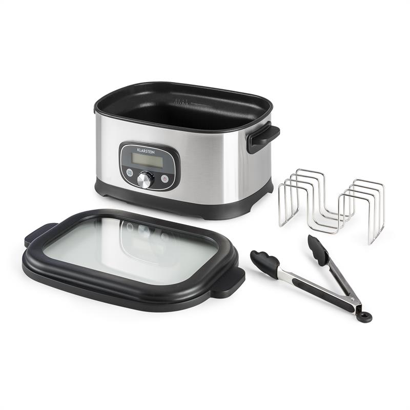 Klarstein Jacuzzi, varič sous vide, 6 l, 520 W, +/-0,5 °C, LCD, ušľachtilá oceľ, brúsená – Obrázok 3