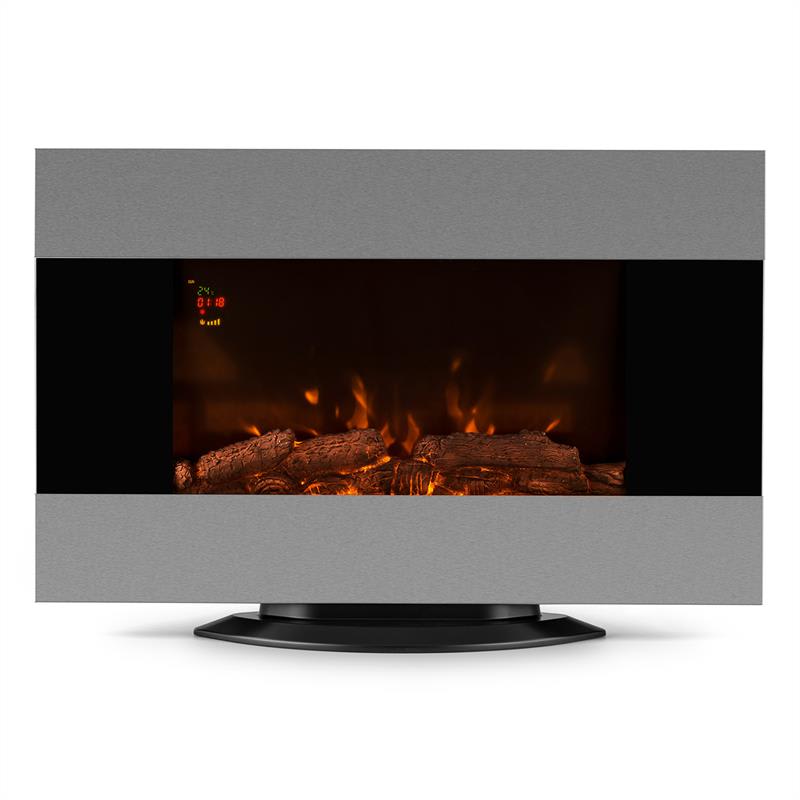 Klarstein Basel, elektrický krb, 2000 W, LED, diaľkové ovládanie – Obrázok 2