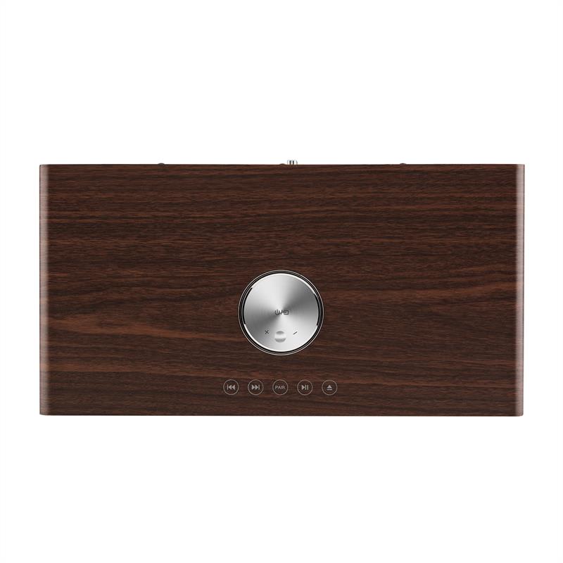 Auna Standford DAB-CD-rádio DAB+ bluetooth USB MP3 AUX FM, farba vlašského orecha – Obrázok 3