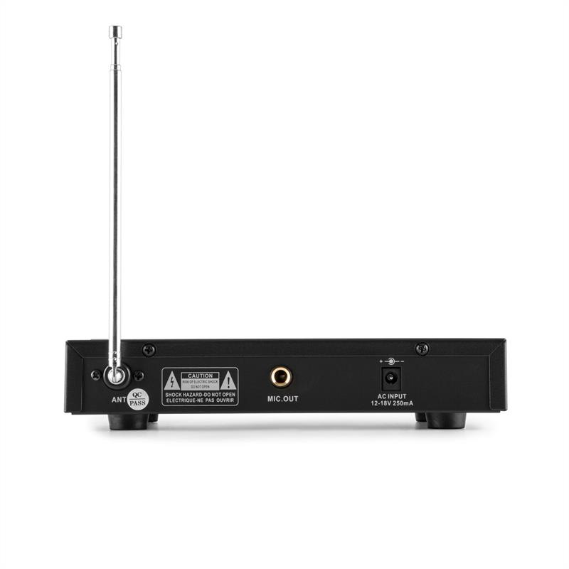 Auna Pro VHF-1-HS 1-kanálová VHF mikrofónová sada headset 50m – Obrázok 2