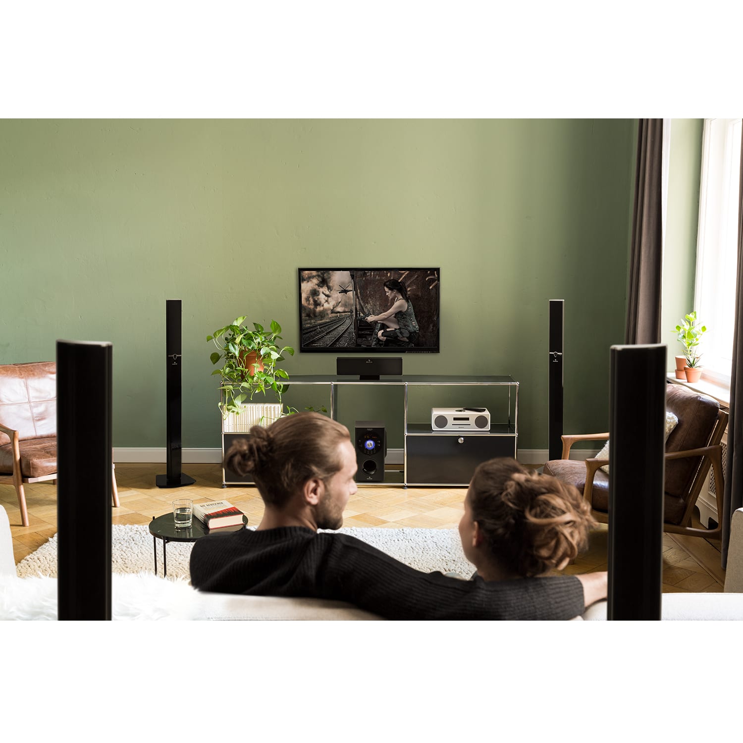 Auna Areal 653 5.1-kanálový surround systém 145W RMS bluetooth USB SD AUX