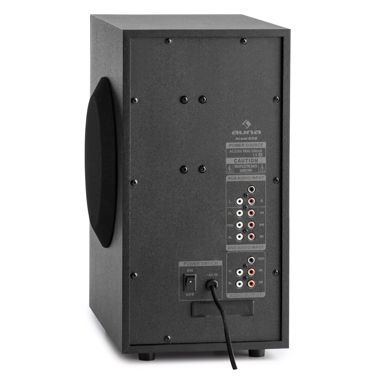 Auna Areal 653 5.1-kanálový surround systém 145W RMS bluetooth USB SD AUX – Obrázok 4