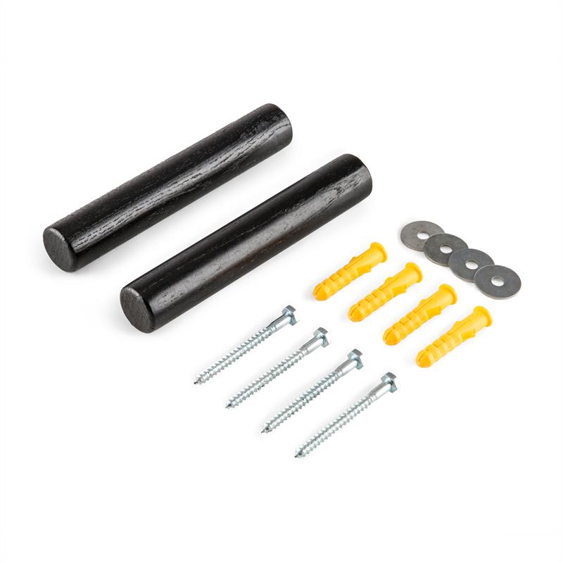 Capital Sports Pegstar Pegboard, doska na zhyby, 102 x 30 x 3,8 cm, čierna – Obrázok 3