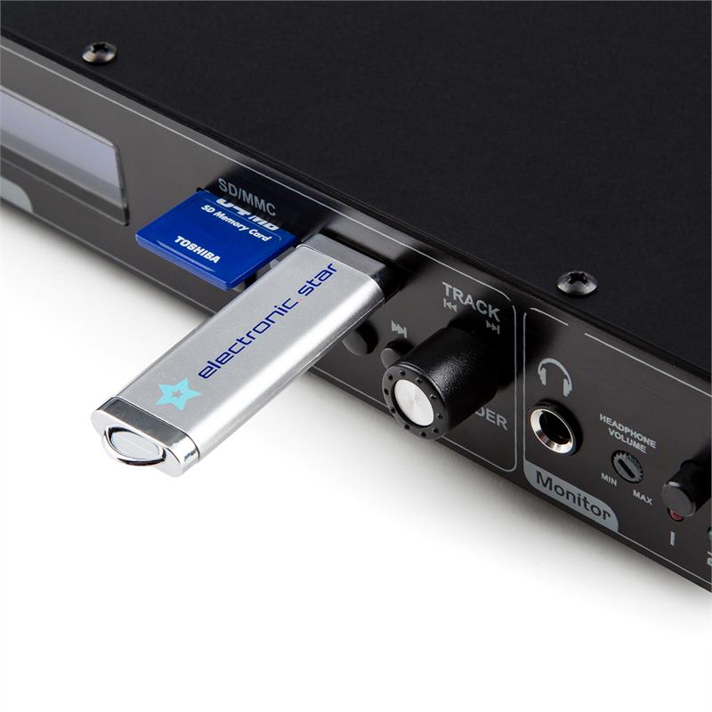 Fenton VX2USB, dvojitý prehrávač, USB, SD, bluetooth, nahrávacia funkcia, čierny – Obrázok 3