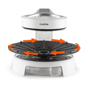 Klarstein Maverick, biely, halogénový gril, barbecue gril bez dymu, stolný gril, 1500 W