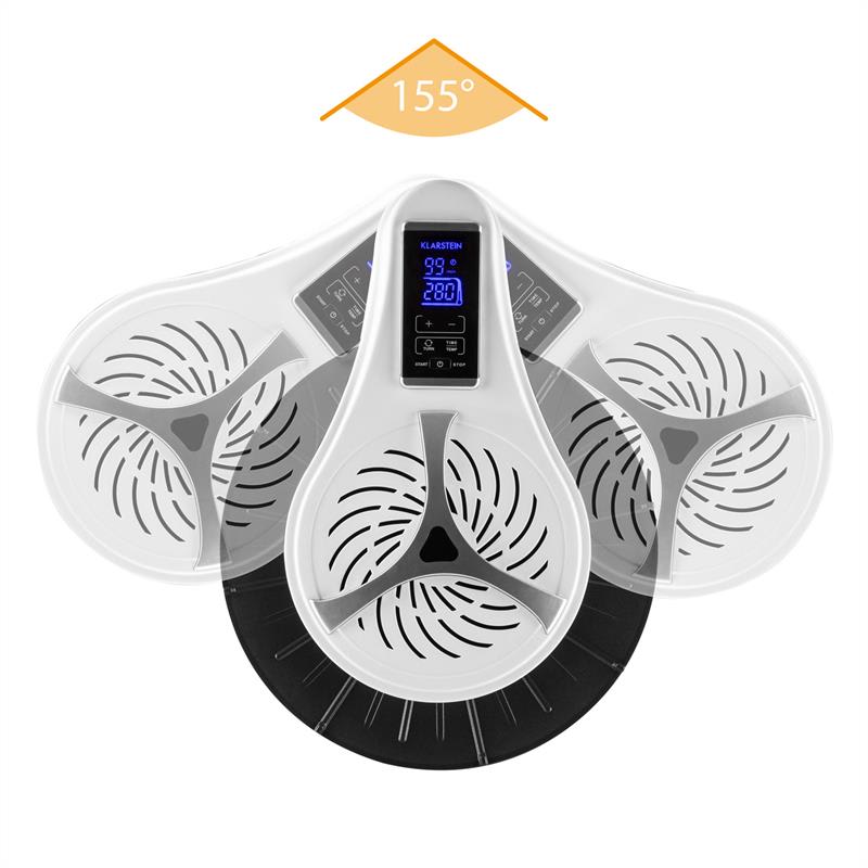 Klarstein Maverick, biely, halogénový gril, barbecue gril bez dymu, stolný gril, 1500 W – Obrázok 3