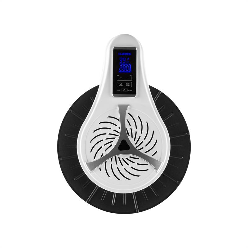 Klarstein Maverick, biely, halogénový gril, barbecue gril bez dymu, stolný gril, 1500 W – Obrázok 4