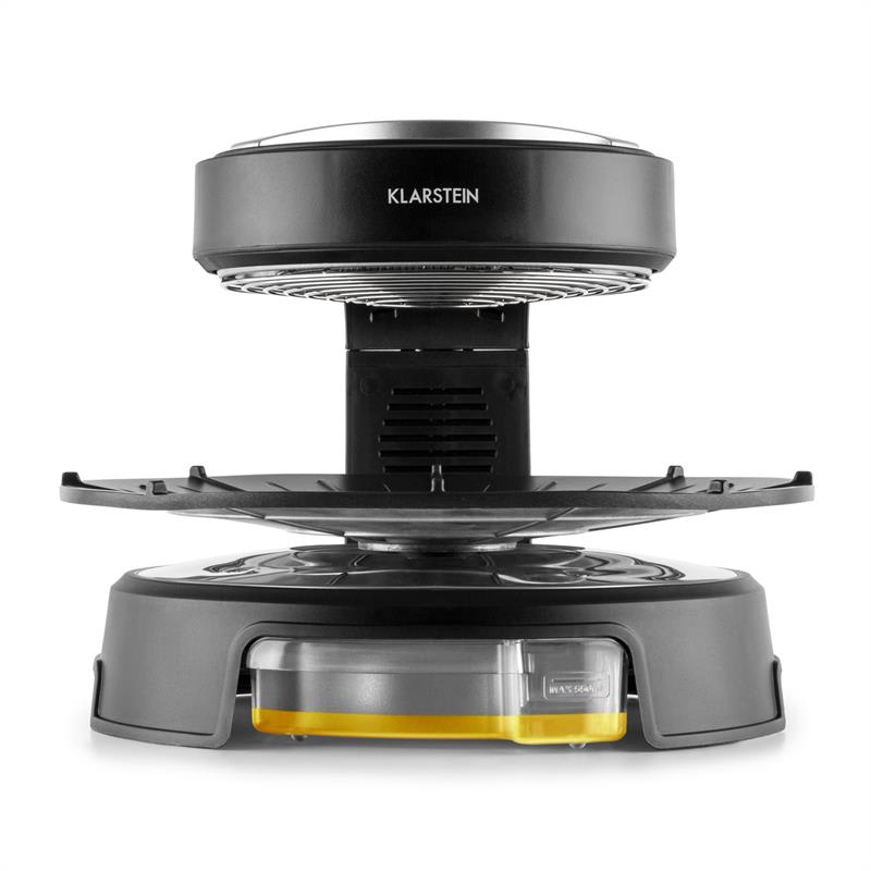 Klarstein Maverick, čierny, halogénový gril, barbecue gril bez dymu, stolný gril, 1500 W – Obrázok 2