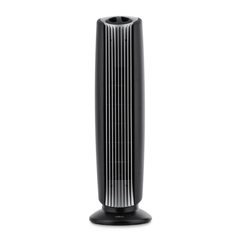 OneConcept St. Oberholz XL, čistička vzduchu 3-v-1, ionizátor, ozón, 18", čierna/strieborná – Obrázok 3