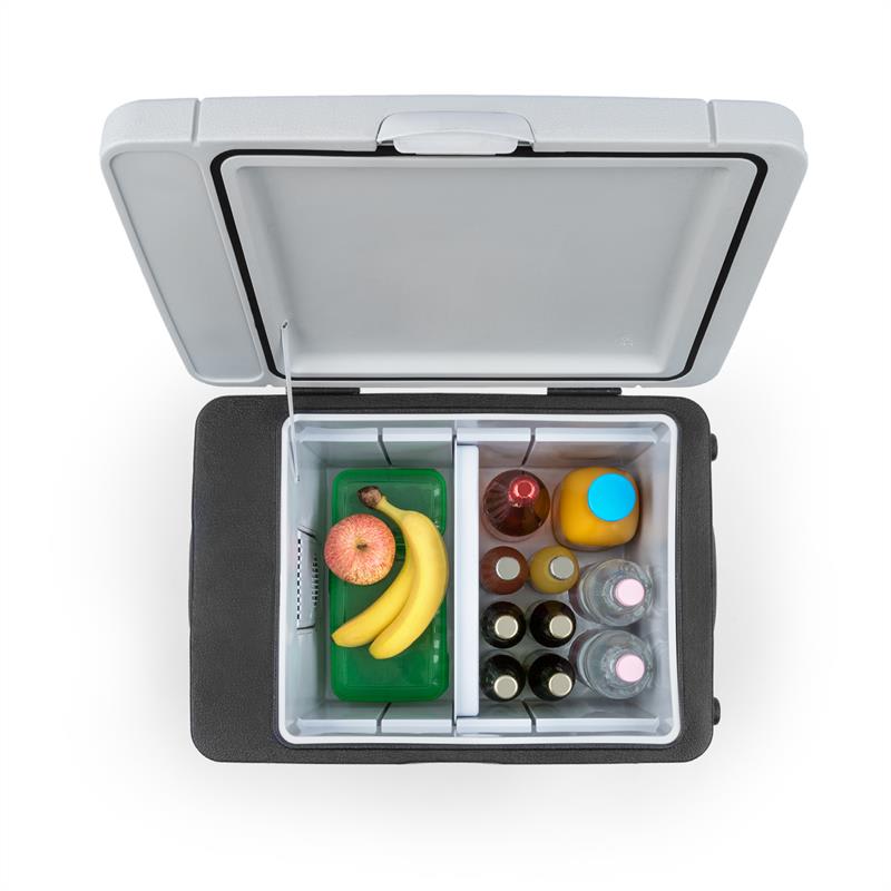 Klarstein Herrenhandtasche, termoelektrický box (chlad/teplo), 45 l, A++, šedý – Obrázok 3