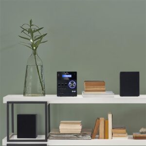 Auna MC-20 DAB micro stereo zariadenie, DAB+, bluetooth, diaľkové ovládanie, čierna farba