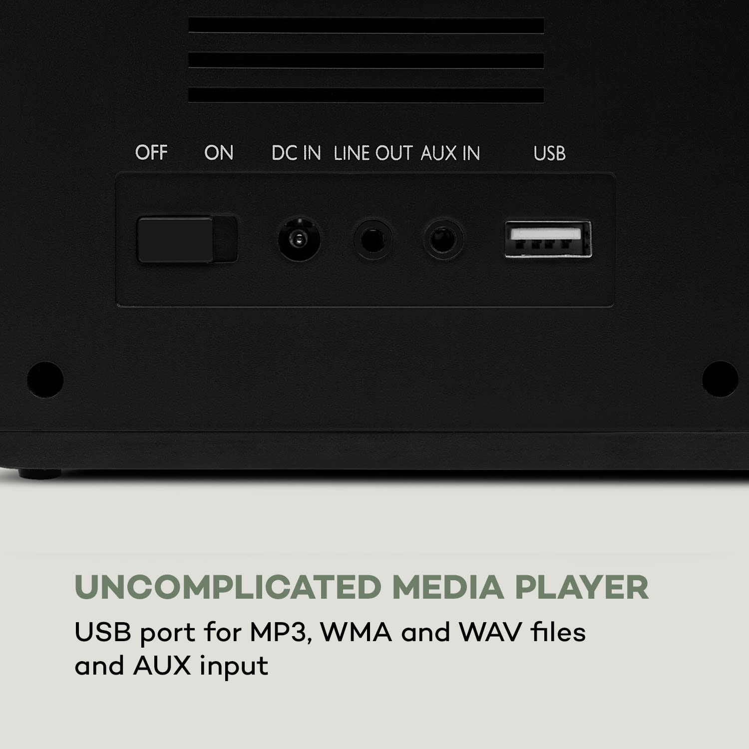 Auna IR-160, internetové rádio, WLAN, USB, AUX, UPnP, 2,8“ TFT displej, diaľkový ovládač, čierne – Obrázok 3