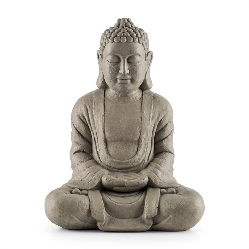 Blumfeldt Siddhartha, socha, 60 cm, sklolaminát cement, vzhľad prírodného kameňa – Obrázok 2