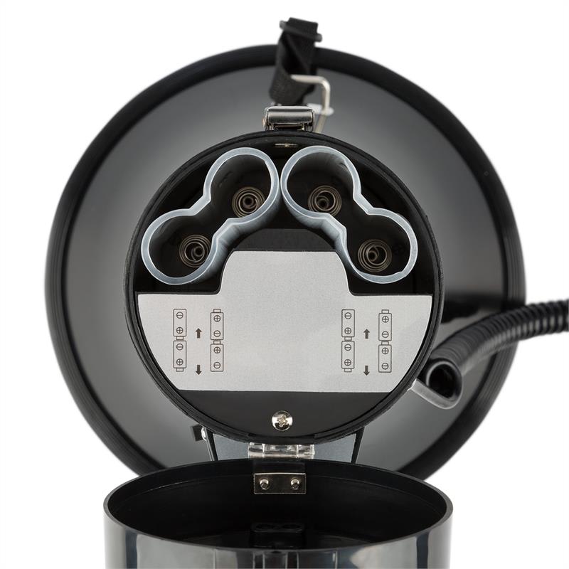 Auna MEGA080USB, megafón, 80 W, MP3 prehrávač, USB, nahrávanie, dosah 700 m, čierny – Obrázok 2