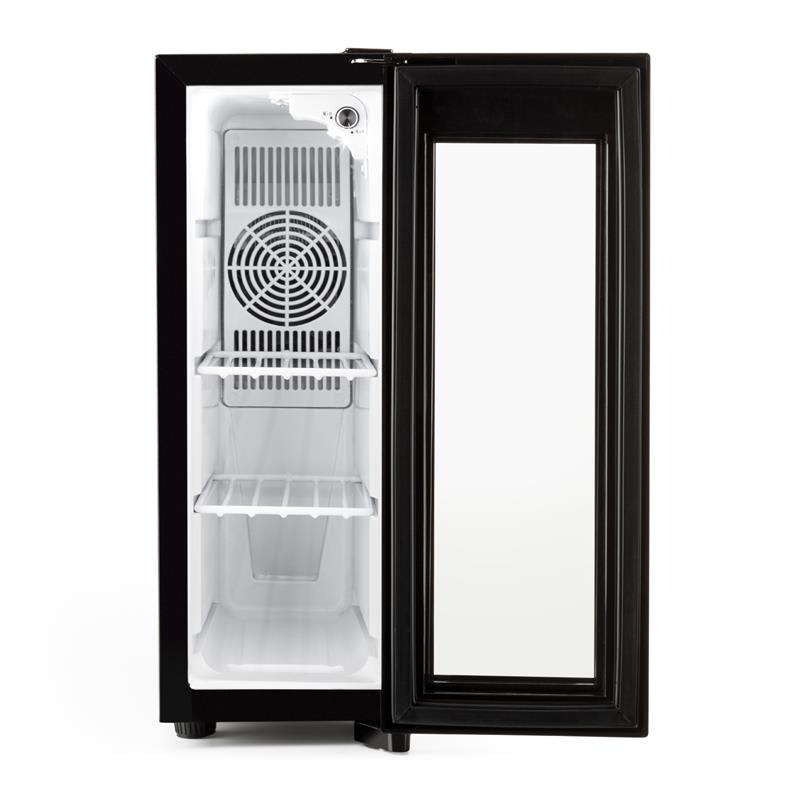 Klarstein Frosty, chladiaca vinotéka, 13 l, 8-18 °C, sklené dvierka, 35 dB, čierna – Obrázok 4