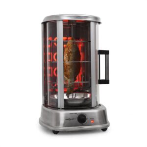 OneConcept Fish Basket, grilovací kôš, 2 kusy, príslušenstvo pre Kebab Master Pro, nerezová oceľ