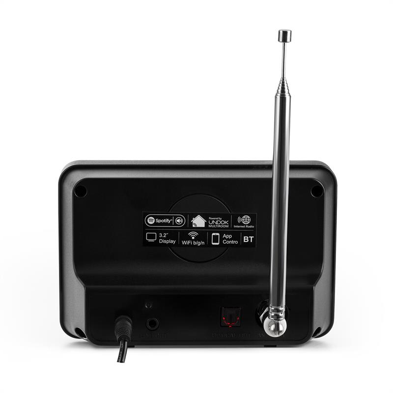 Internetový rádiový adaptér auna iAdapt 320, WLAN, DAB/DAB+, FM/AM , TFT displej, čierny – Obrázok 3