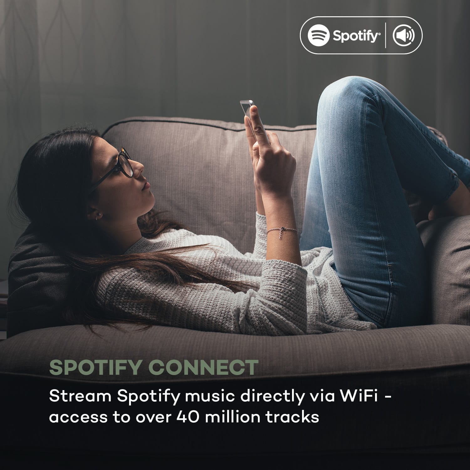 Auna Connect CD, internetové rádio, mediálny prehrávač, BT, MP3, DAB+, Spotify, connect radio, biele – Obrázok 2