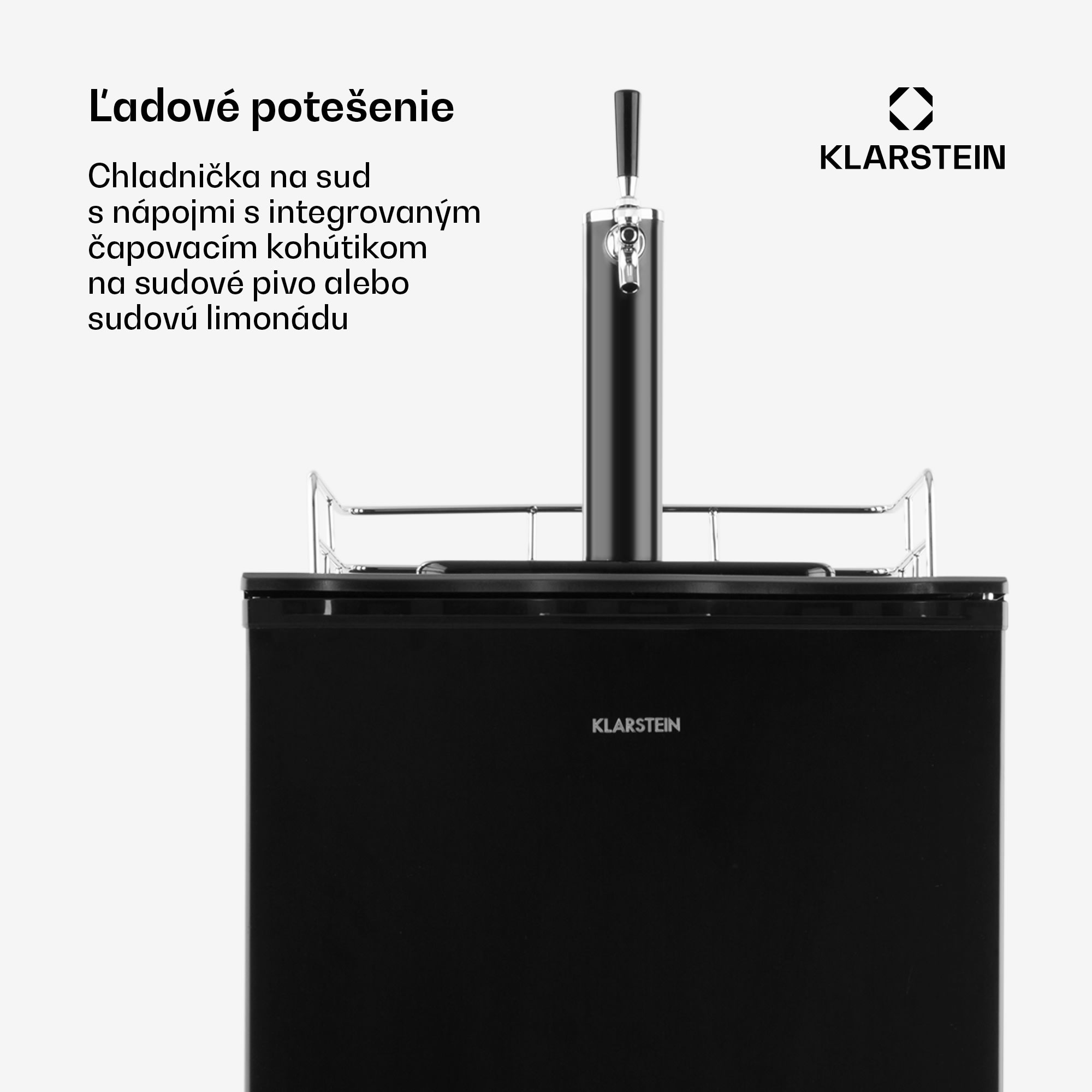 Klarstein Big Spender Single, chladnička na nápojový sud, sudy do 50 l – Obrázok 2