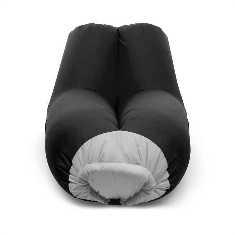 Blumfeldt Airlounge, nafukovacia sedačka, 90 x 80 x 150 cm, ruksak, prateľná, polyester, čierna – Obrázok 2