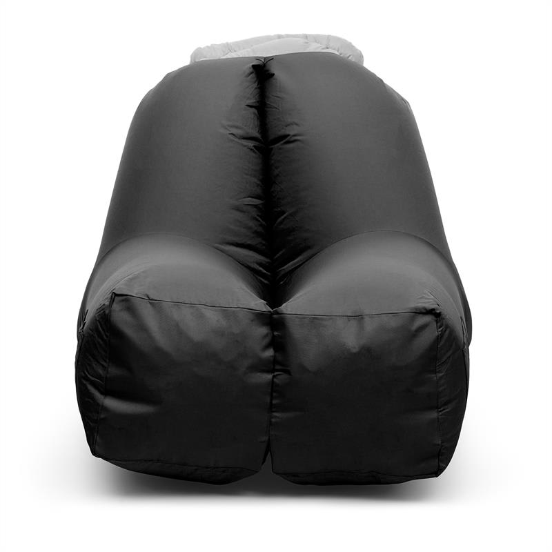 Blumfeldt Airchair, nafukovacie kreslo, 80 x 80 x 100 cm, ruksak, prateľné, polyester, čierne – Obrázok 2