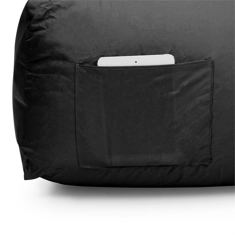 Blumfeldt Airchair, nafukovacie kreslo, 80 x 80 x 100 cm, ruksak, prateľné, polyester, čierne – Obrázok 3