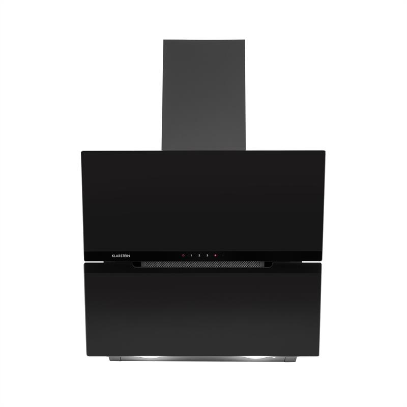 Klarstein Sancta Clara 60, digestor, 60 cm, 620 m³/h, tabuľa, sklo, čierny – Obrázok 2