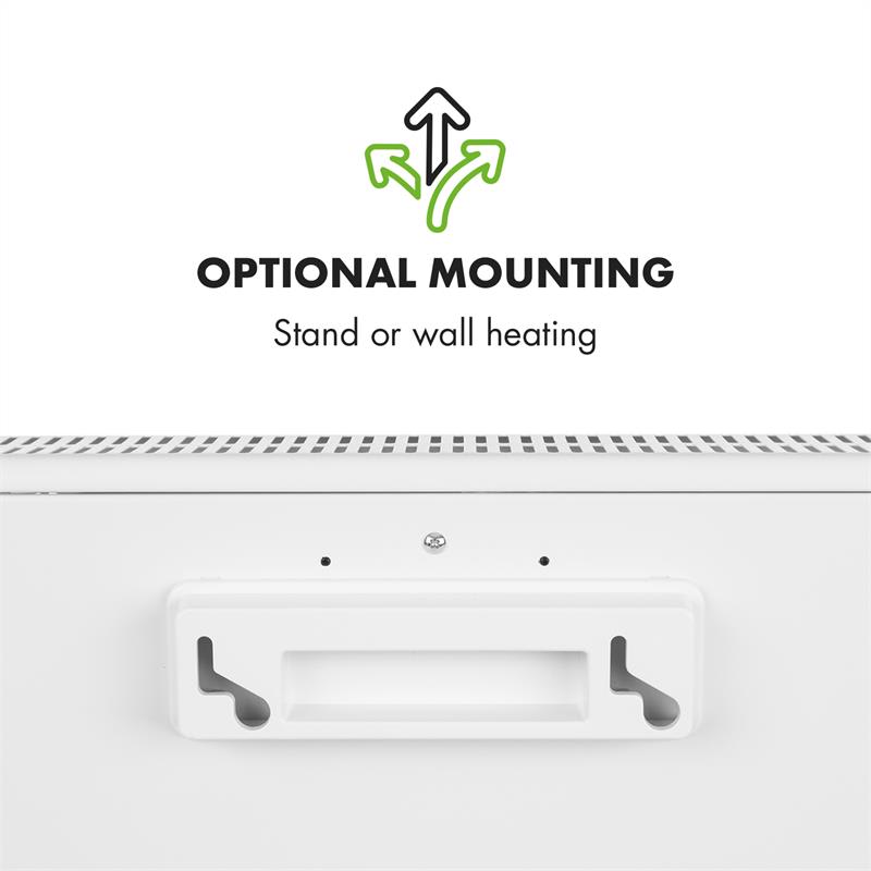 Klarstein HeatPal Mica15, elektrický ohrievač, 1500 W, 2 výkonnostné stupne, biely – Obrázok 3