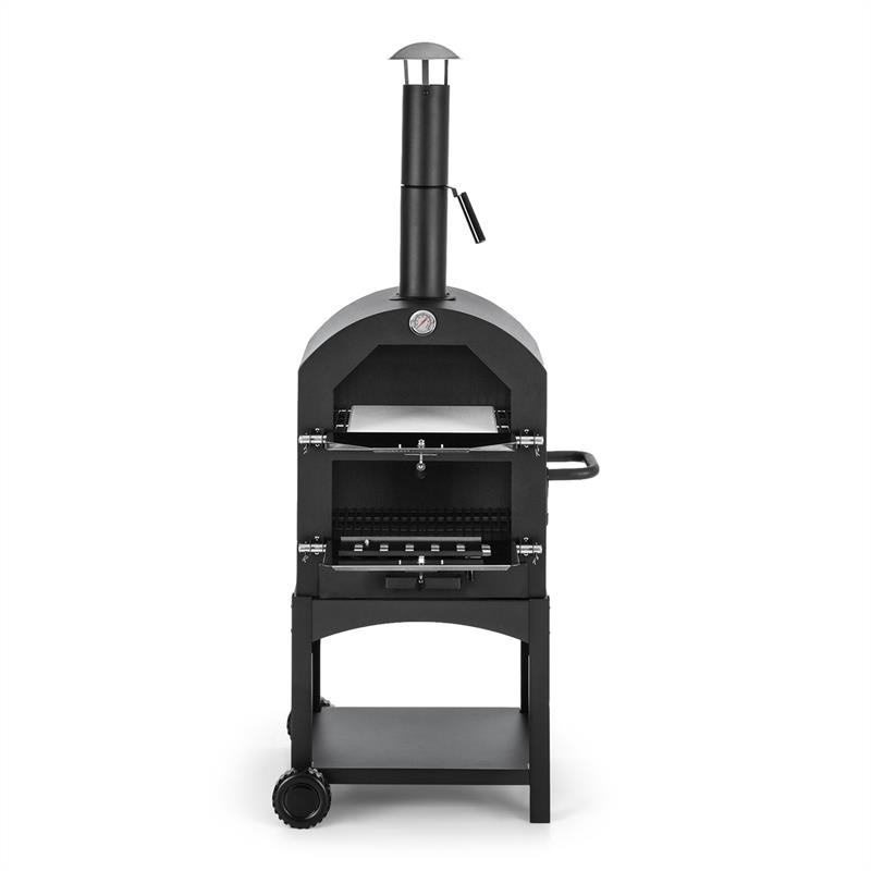 Klarstein Pizzaiolo Perfetto, pec na pizzu, 30,5 x 30,5 cm, pravý kameň, 1.2 mm oceľ, mobilná – Obrázok 3
