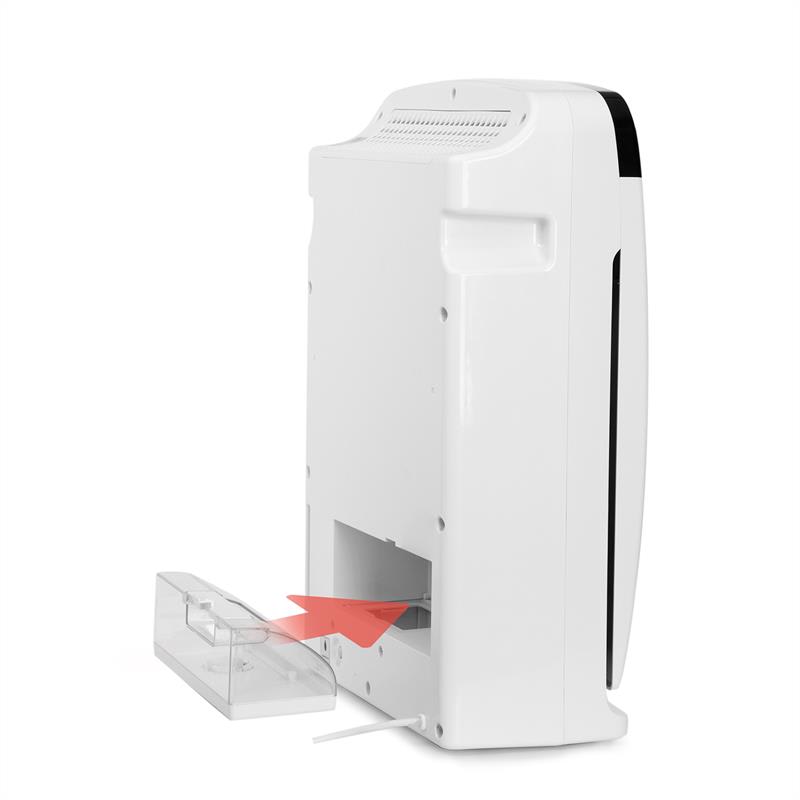 Klarstein Fresh Breeze, čistička vzduchu 5-v-1, ionizátor, UV, zvlhčovač vzduchu, 40 m², biela – Obrázok 3