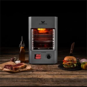 Klarstein Steakreaktor 2.0 – Stainless Steel Edition, interiérový gril, 1600 W, 850 °C